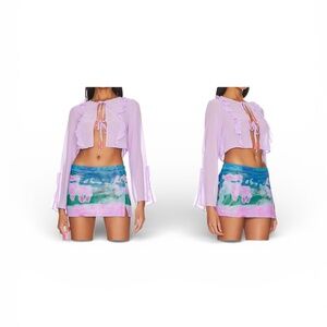 Majorelle Everly Top in Powder Purple